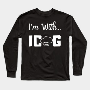 Im With ICAG - White, Iron Chef Alex Guarnaschelli Long Sleeve T-Shirt